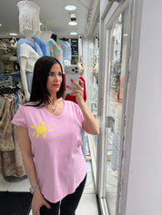 T-shirt Love in the Sun - rose