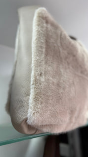 Sac fausse fourrure - beige