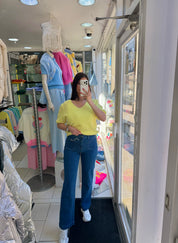 Jeans poche - Wide Leg