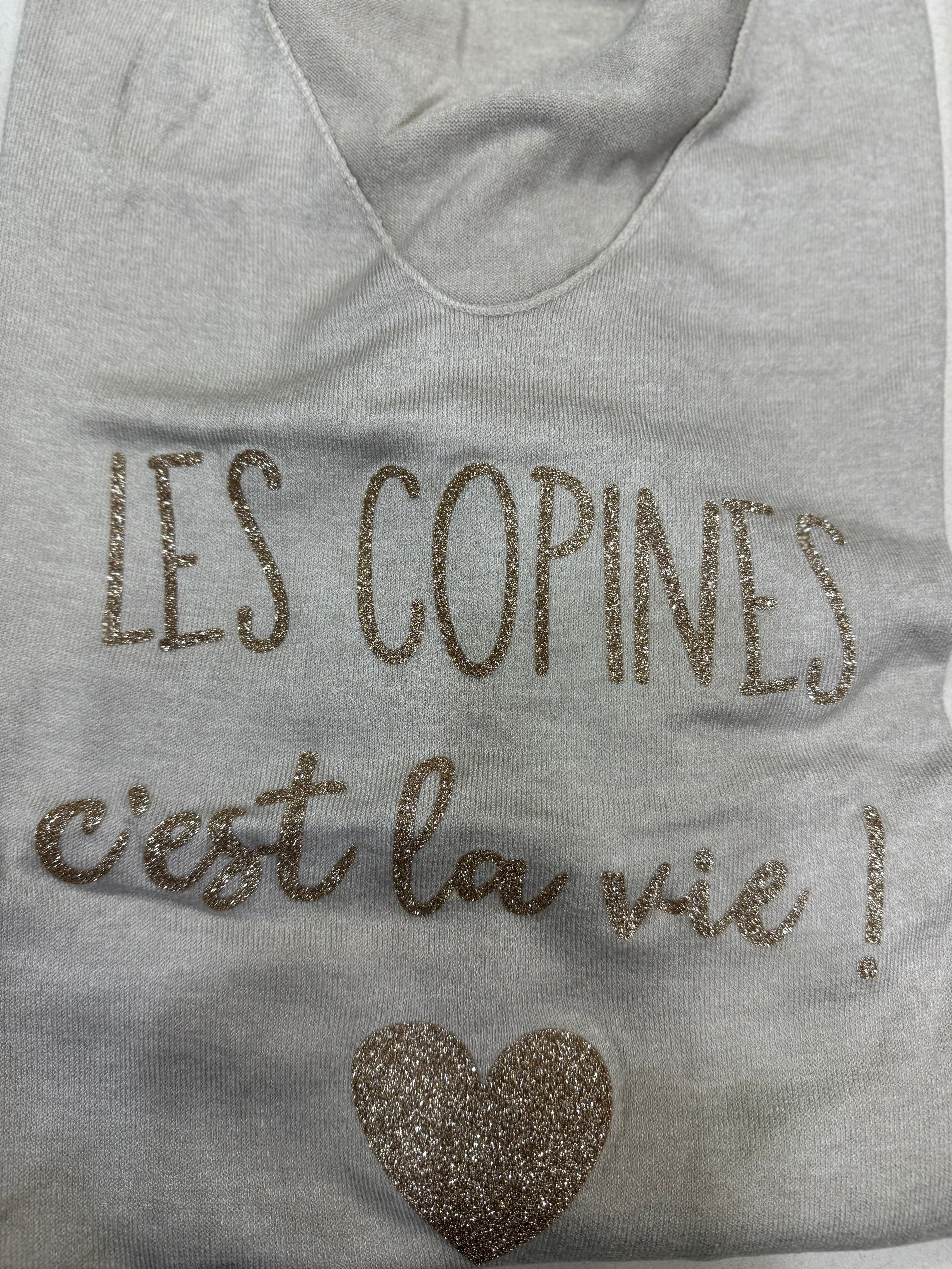 Pull “Les copines c’est la vie !”