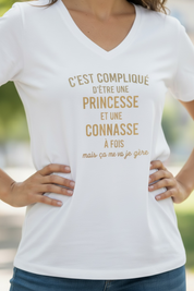 T-shirt conasse & princesse