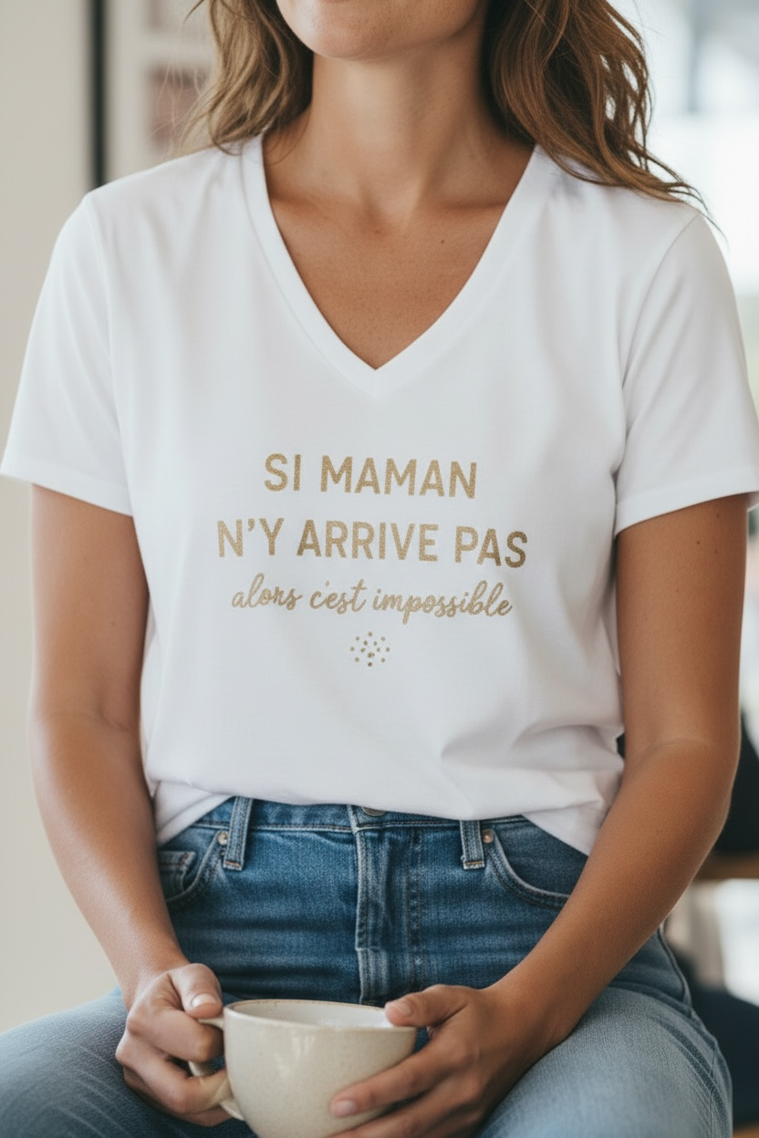 T-shirt «  maman »