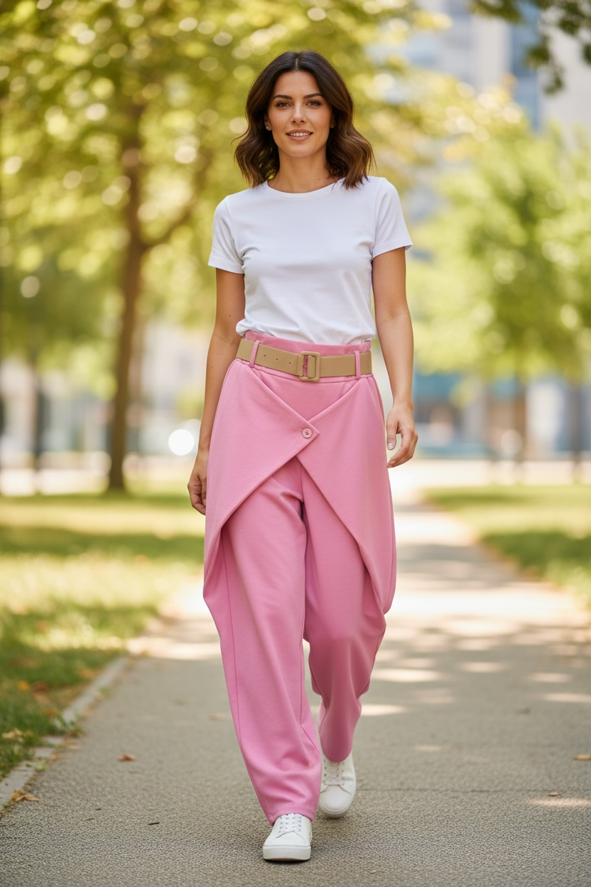 Pantalon Carla - rose