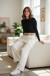 Pantalon Carla - écru