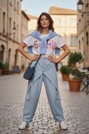 Pantalon sarouel 100% cotton