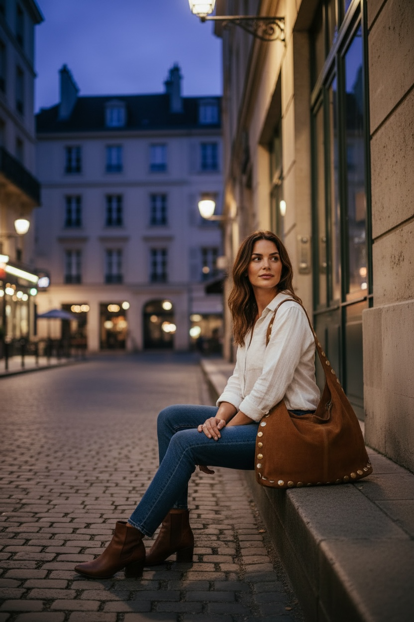 Sac Sienna - cuir véritable