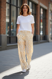 Pantalon Anaïs - jaune