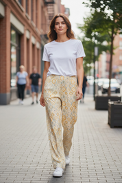 Pantalon Anaïs - jaune