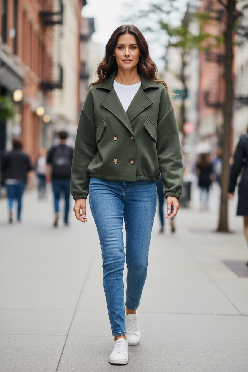 Veste courte - kaki