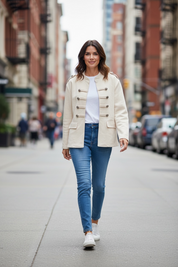 Veste Brandebourg - beige