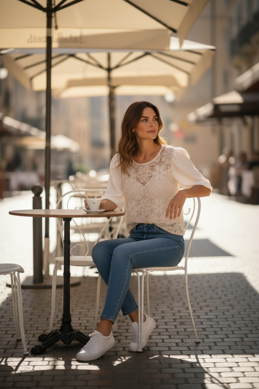 Blouse crochet Léa