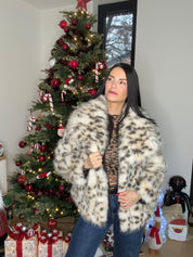 Veste Léo - fausse fourrure