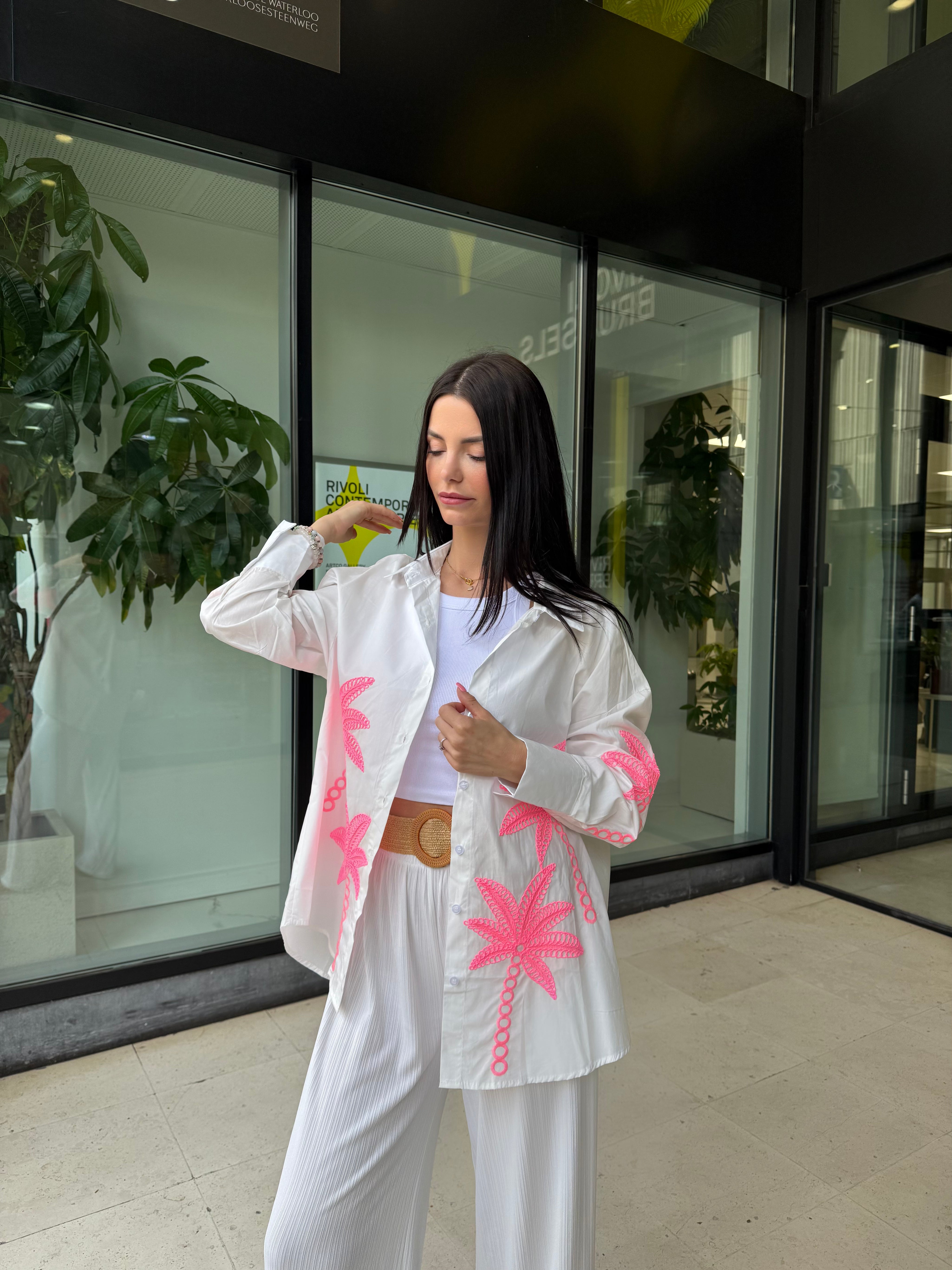 Chemise “Palm Glow”
