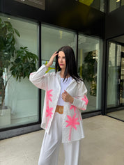 Chemise “Palm Glow”