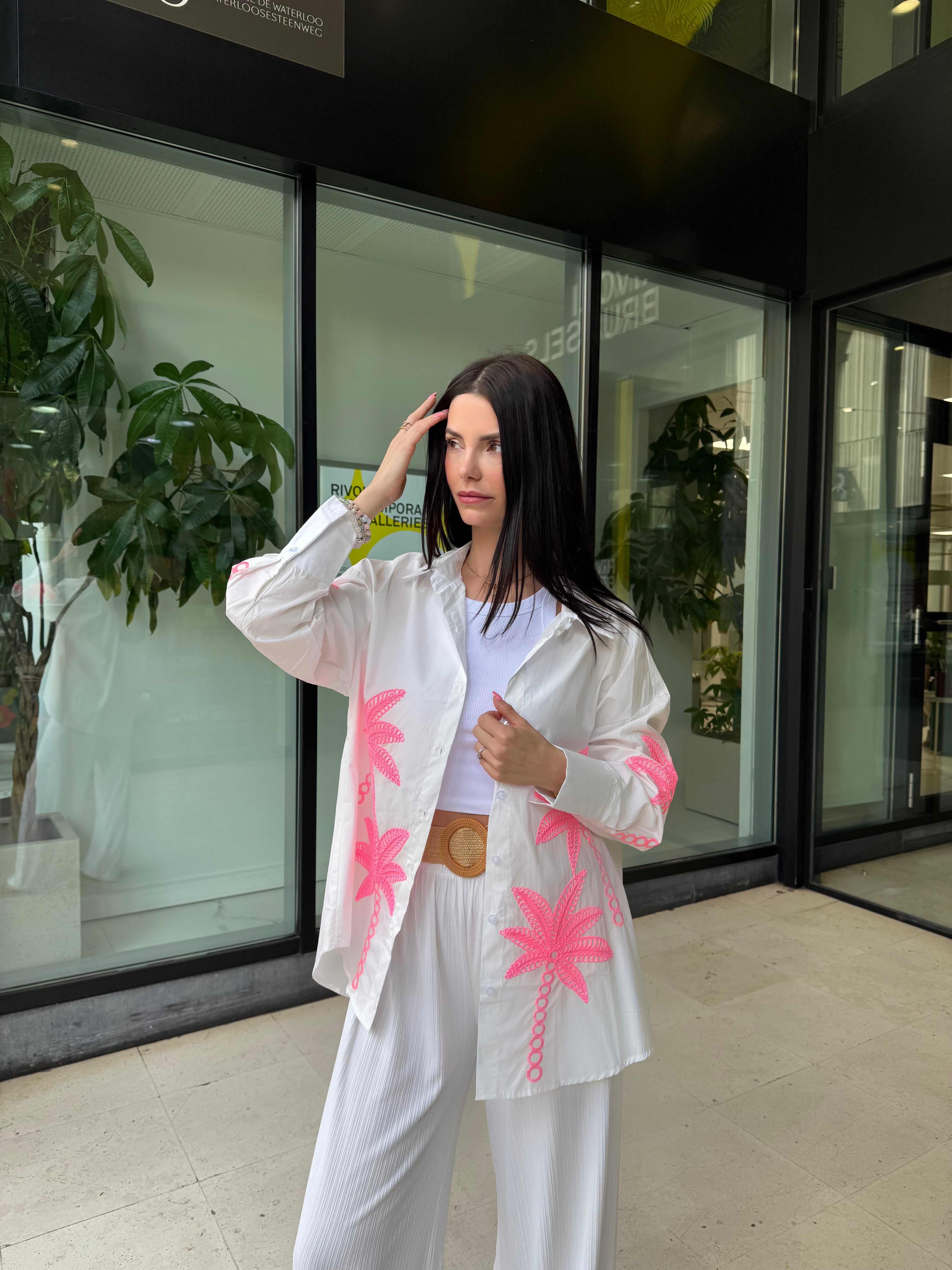 Chemise “Palm Glow”