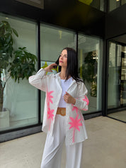 Chemise “Palm Glow”