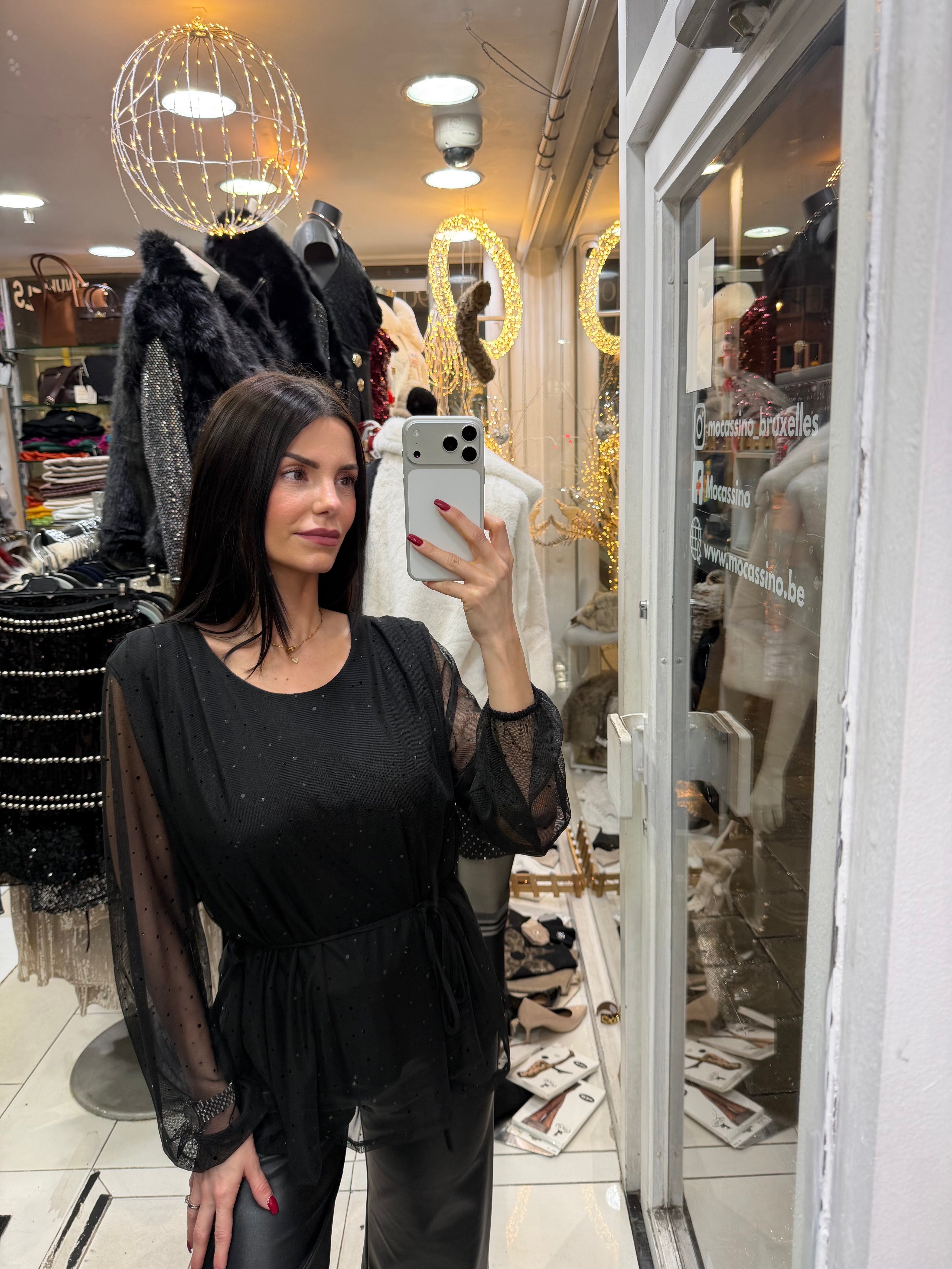 Blouse Louise - Noir