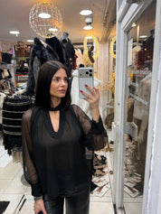 Blouse Fiona - Noir