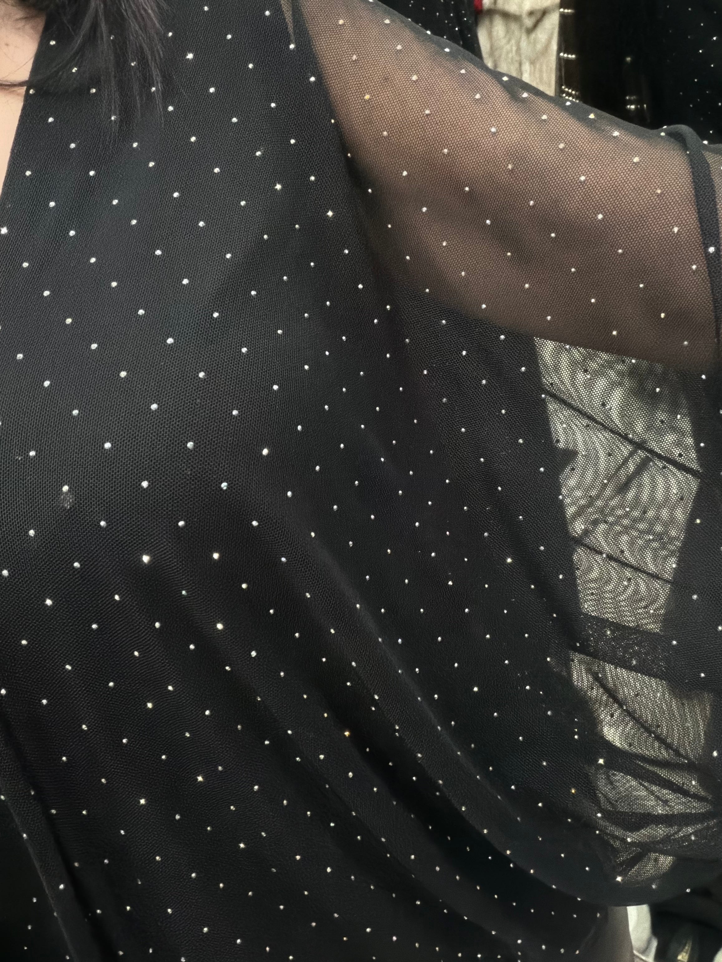 Blouse Glitter - Noir