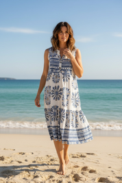 Robe Esther bleu
