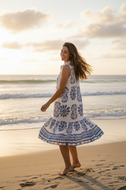 Robe Esther bleu