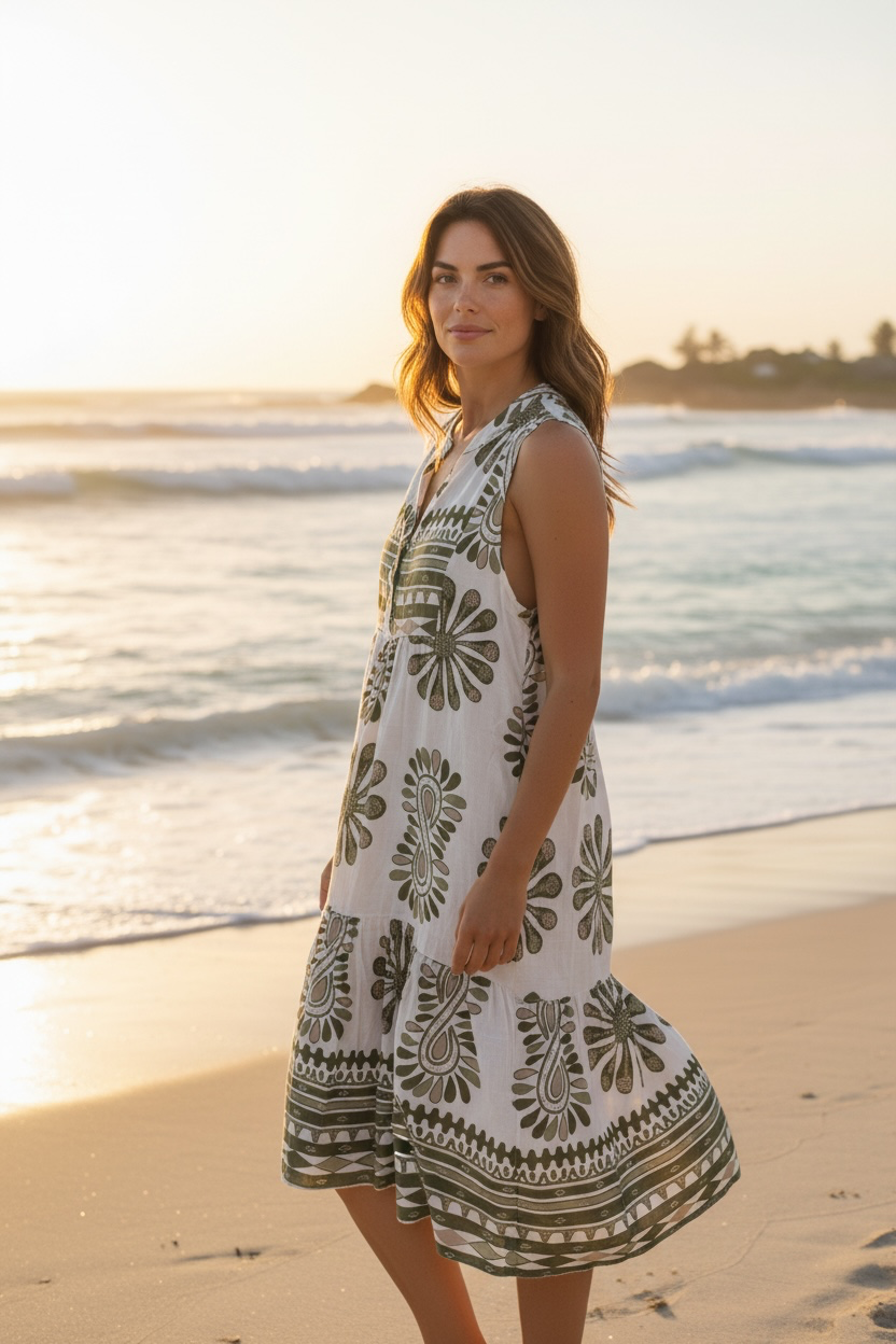 Robe Esther kaki