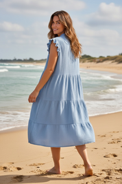 Robe Naïa - bleu