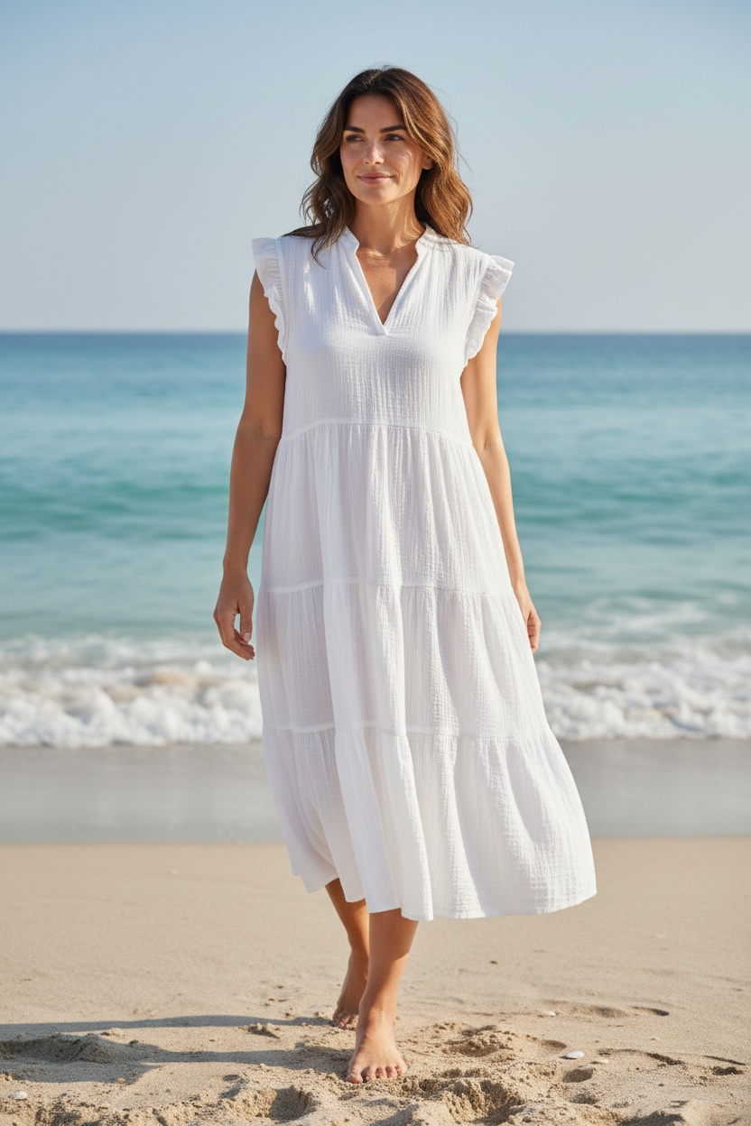 Robe Naïa - blanc