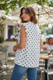 Blouse Chiara - pois marine