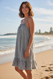 Robe Vichy - kaki
