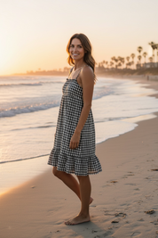 Robe Vichy - kaki