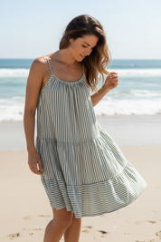 Robe Caroline - kaki