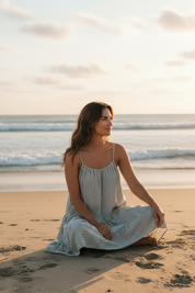 Robe Caroline - kaki
