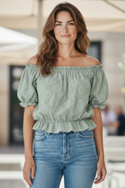 Blouse Elena - vert