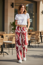 Pantalon Kelly - rouge