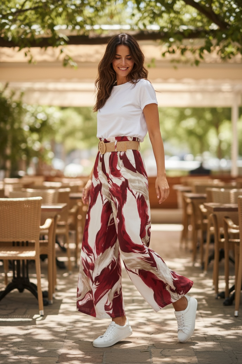 Pantalon Kelly - rouge