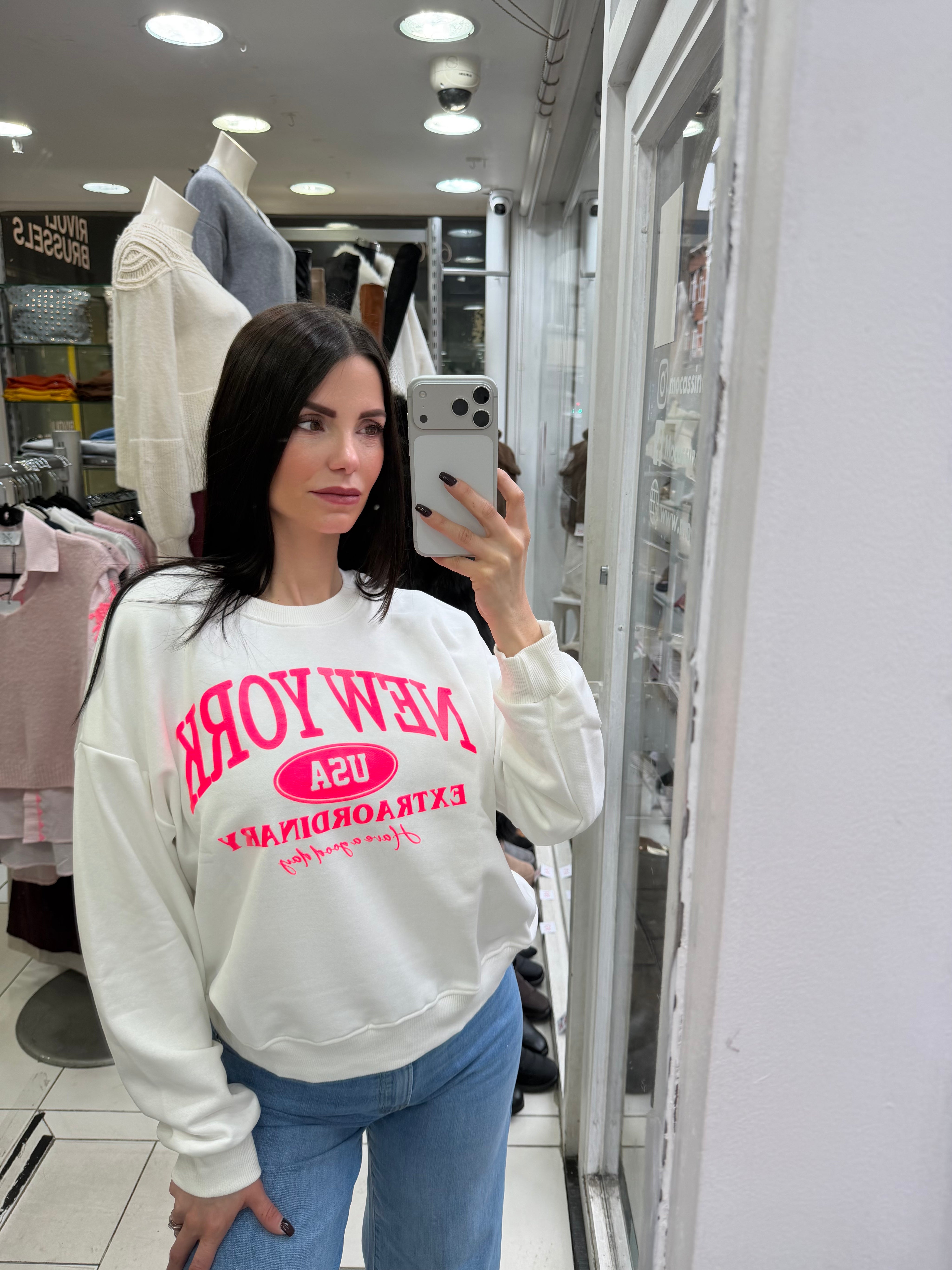 Sweat NEW YORK – White & Néon