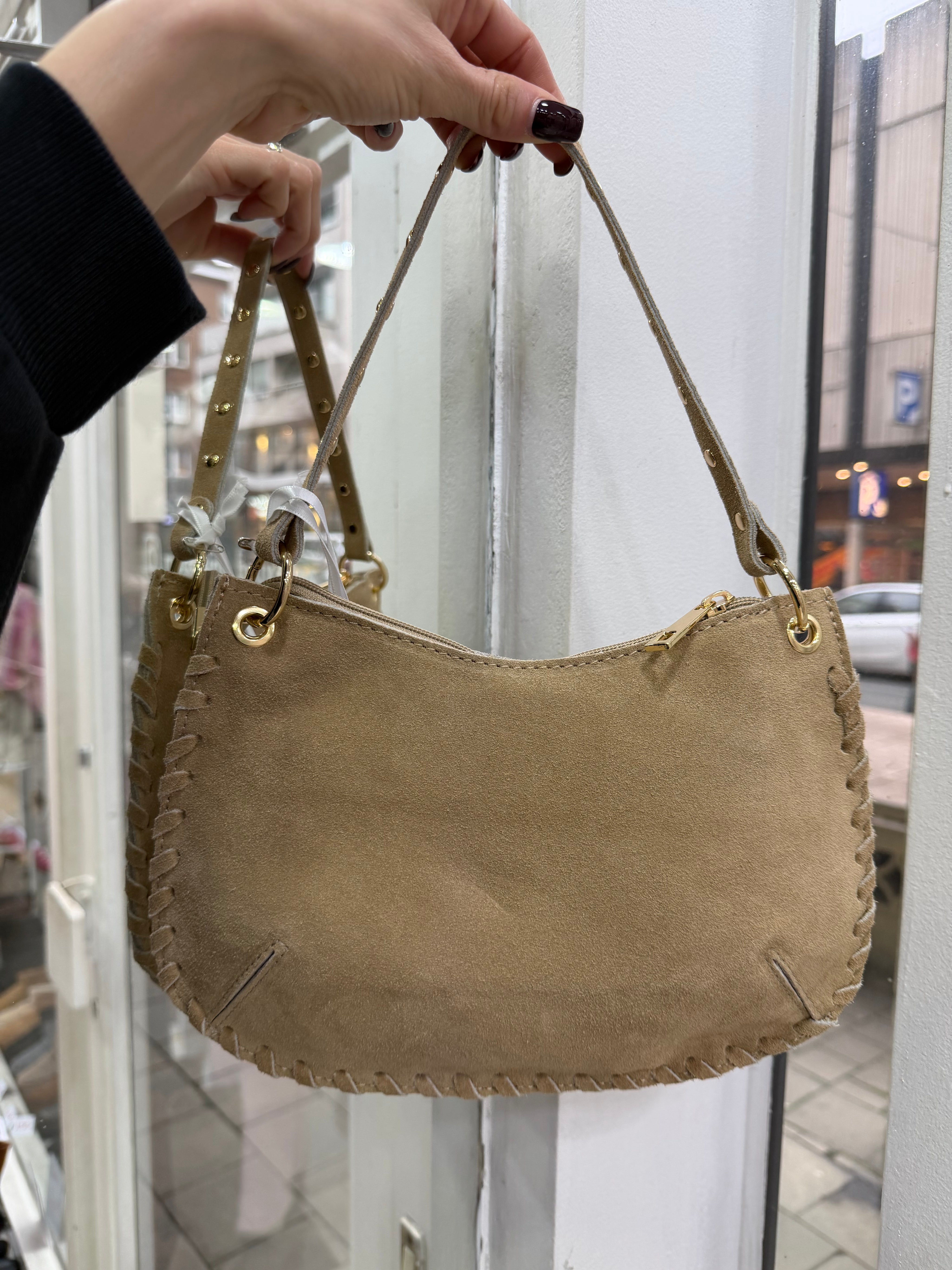 Sac beige - cuir