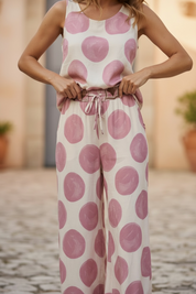 Ensemble Dolce Pois - rose