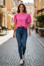 T-shirt Louna - fushia