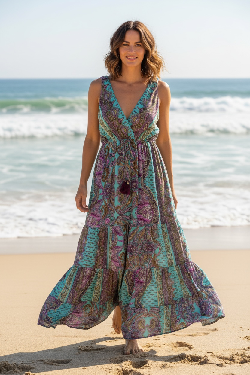 Robe bohème imprimé