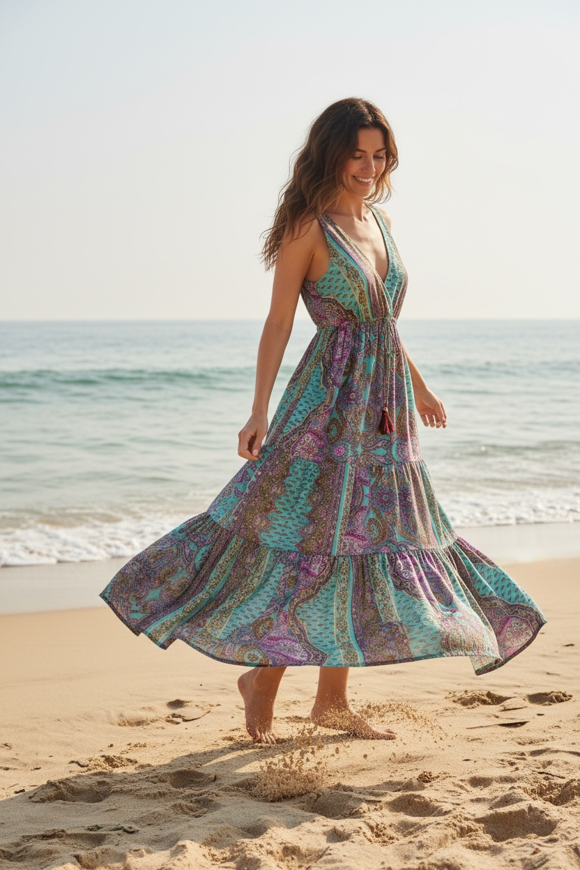 Robe bohème imprimé