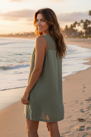 Robe Carla - kaki
