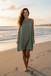 Robe Carla - kaki