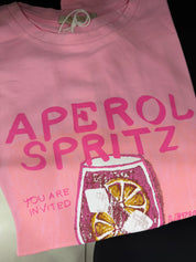 T-shirt aperol spritz - rose