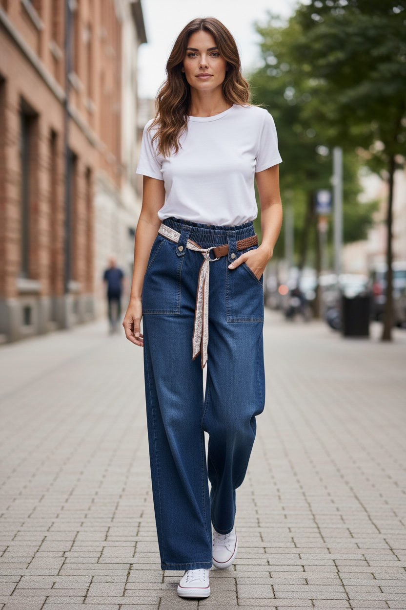 Pantalon Wide Leg