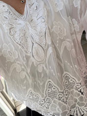 Blouse bohème - blanc