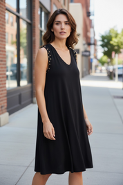 Robe clous - noir