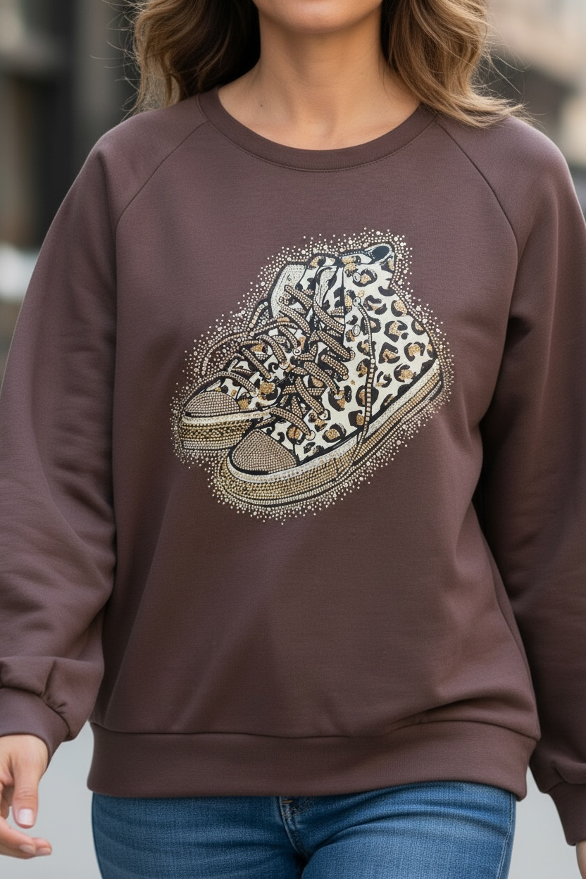 Sweat sneackers - choco
