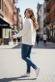 Sweat-shirt sneakers - beige